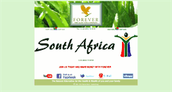 Desktop Screenshot of forever-za.com