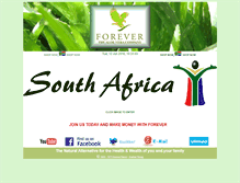 Tablet Screenshot of forever-za.com